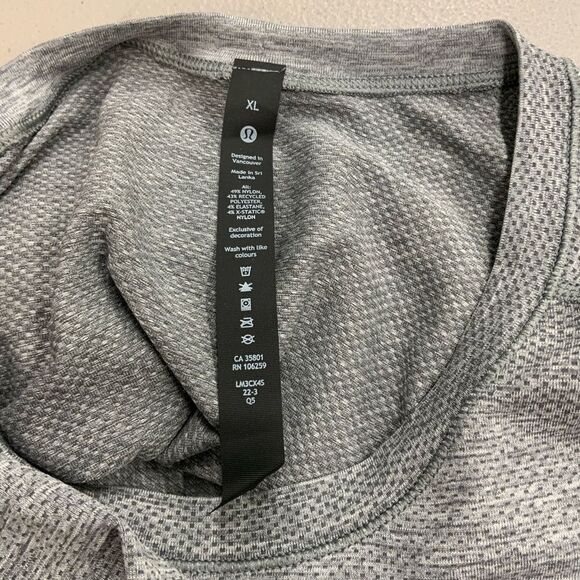 Men’s lululemon Metal Vent Tech Long Sleeve Slate XL - Picture 3 of 3